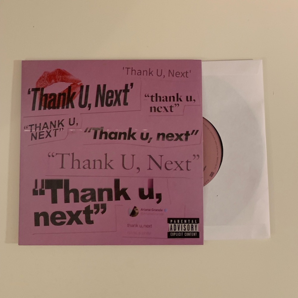 thank u, next limited edition ariana grande vinyl